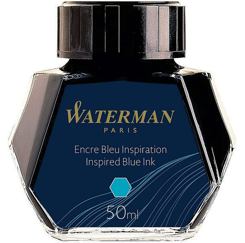 Waterman bottle ink inspired Blue 50ml S2270140 regular imported goods - Image 1