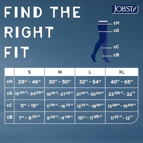 Jobst Relief 20-30 Closed Toe Beige Compression Pantyhose, Small - Image 5