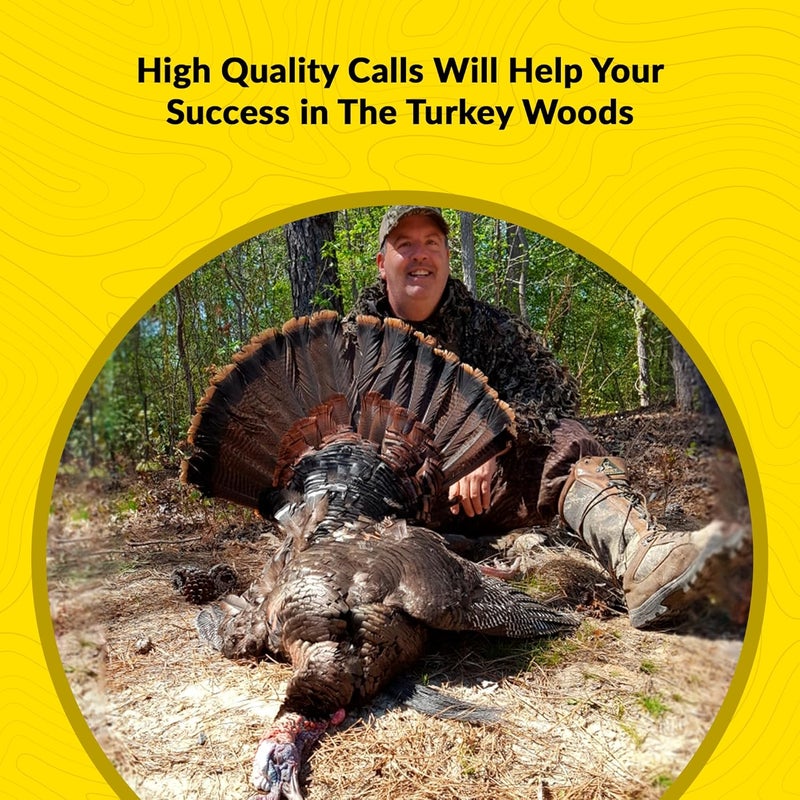 ESH Store Turkey Pot Calls – Realistic Friction Turkey Calls for Hunting – Easy-Use, High-Volume Pot Calls for Beginners & Pros - Image 3