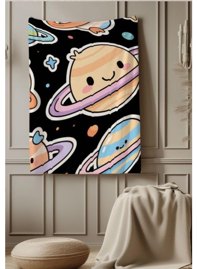 عام بطانية رقيقة من الفانيلا الكرتونية للأطفال والرضع (دافئة ومريحة، ومناسبة للنوم والألعاب) 70 سم * 100 سم - Image 4