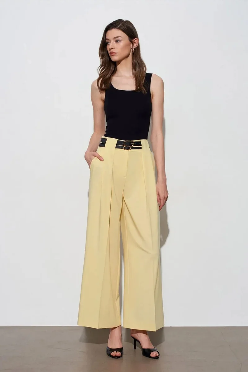 Dilvin Black DILVIN Fitted Sleeveless Cotton-blend Cami Blouse for Women | Best Price UAE