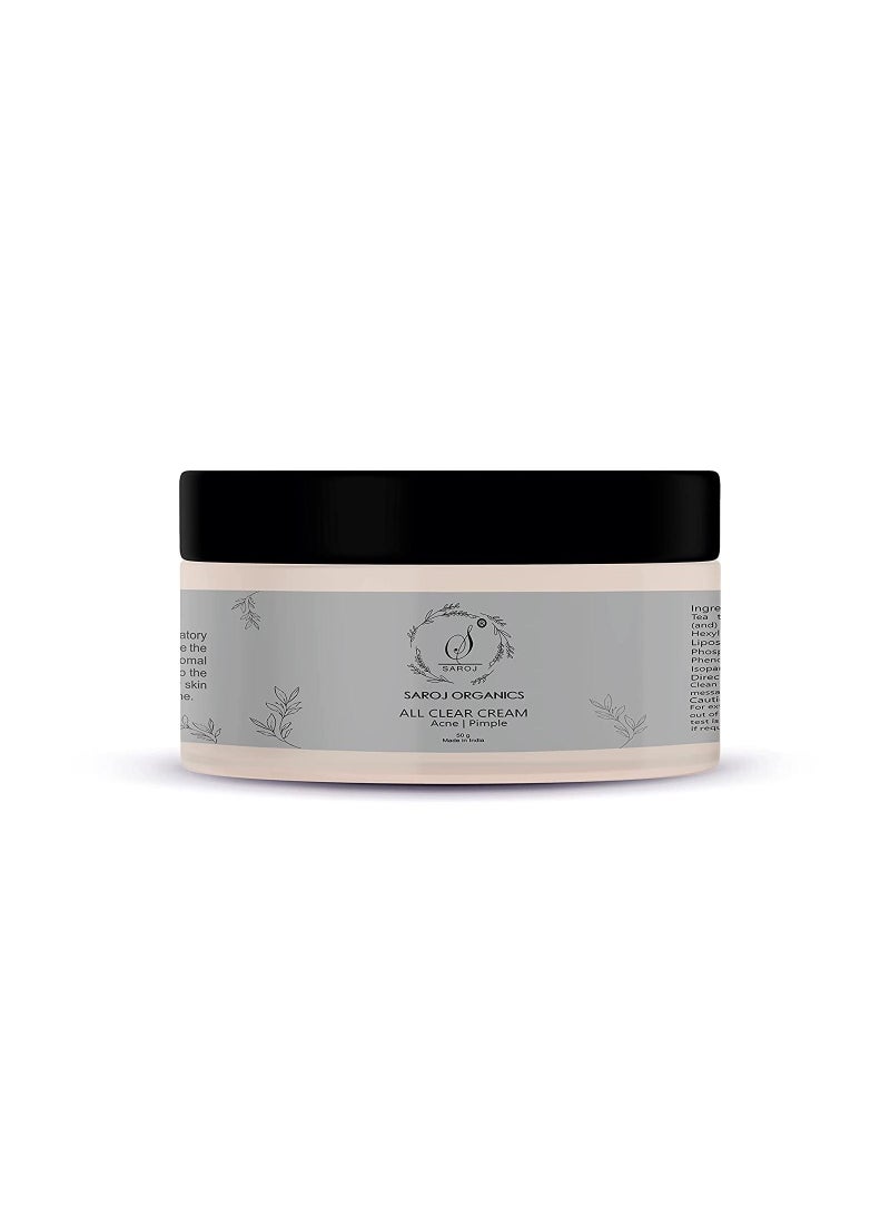 Saroj Organics All Clear Cream 50gm