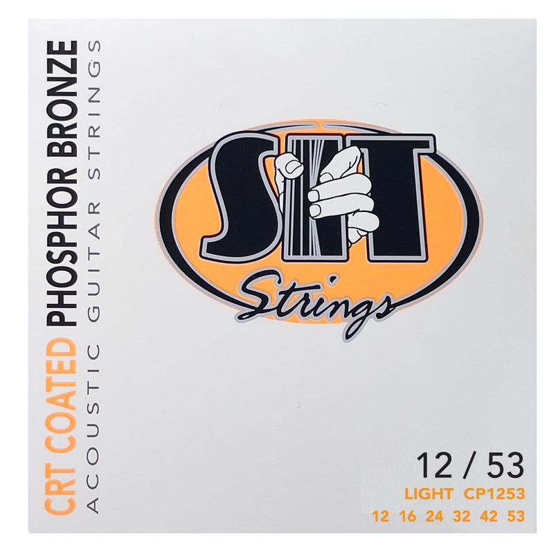 SIT Strings CRT Coated Phosphor Bronze Acoustic Guitar Strings (S.I.T.), Light 12-53, CP1253 - Image 3