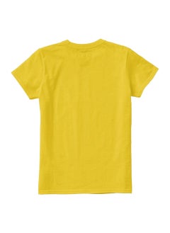 PRINTSHOP4ME Adult Yellow Smiley Face T-Shirt Unisex Round Neck Short Sleeve Cotton T-Shirt-Soft And Comfortable Tshirt  - Image 2