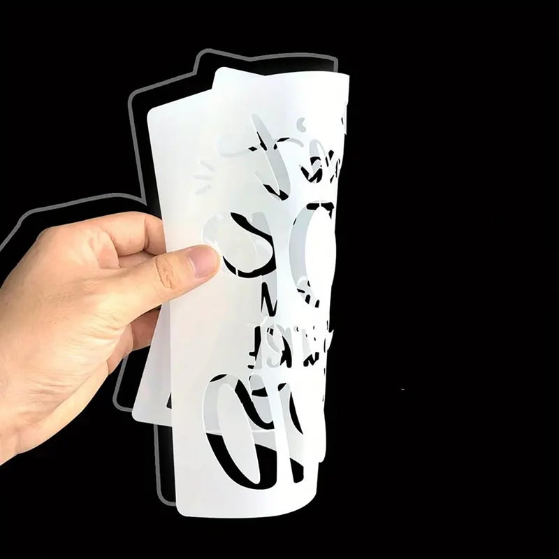 Cliths Inspirational Quote Stencils for Painting on Wood Reusable Plastic Motivational Word Stencil Templates for DIY Crafts Wall Art Home Decor Craft Stencils - Image 5