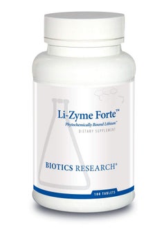 Research Li Zyme Forte Plantsourced Phytochemically Bound Lithium. Supports Brain Function. Memory And Mood Support.100 Tablets