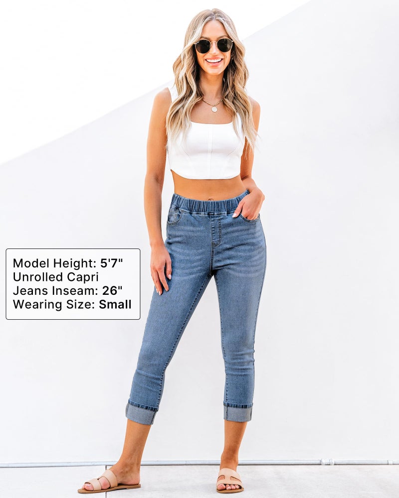 GRAPENT Women's Stretchy Business Casual Pants - High Waisted Jeans in Cobalt Blue, Size 16/18 - Image 4