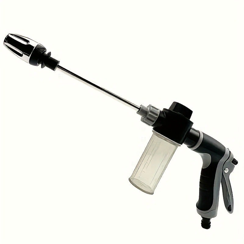 PETO 2-Piece Garden Watering Gun Set: Long Rod Water Gun & Foam Pot, Portable Irrigation Sprayer for Car Washing and Garden Cleaning, Easy to Install, Water-Saving - Image 4