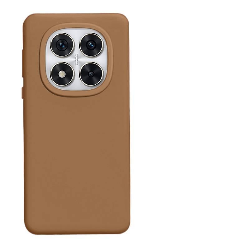 Protective Case, Cover for Redmi Note 14 Pro, Khaki Silicone - Image 1