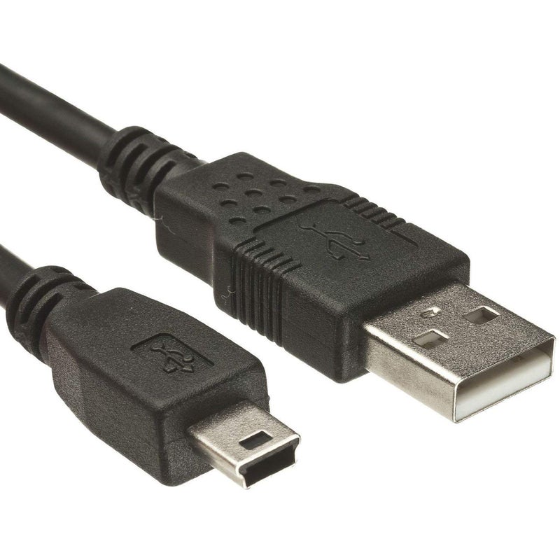 ANDTRONICS Premium Cable USB 2.0 Type A to Mini 5 pin Type B Cable for External HDD/Camera/Card Readers (150cm - 4.5 Feet - 1.5M) - Black - Image 4