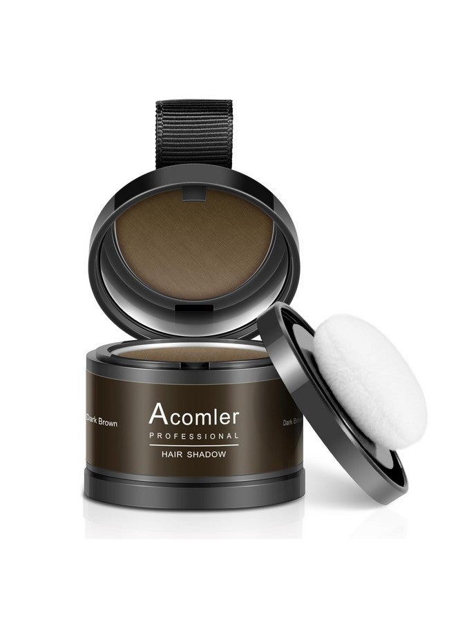 أكوملير بودرة ظل خط الشعر من أكوملر لتغطية الجذور بشكل فوري، بودرة تلوين جذور الشعر، بني غامق للشعر الخفيف، بودرة تغطية الشعر الرمادي للنساء مع الحواجب، خط اللحية، البقع الصلعاء (بني غامق) - Image 4