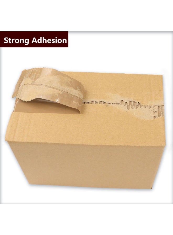 NIIMBOT 2 Sets Brown Packing Tape with Dispenser, 1.88 Inch x 55 Yards Heavy Duty Packing Tape, BOPP Material Transparent Tape for Moving Boxes, Strong Adhesive Packaging Tape for Home Office Warehouse - Image 4