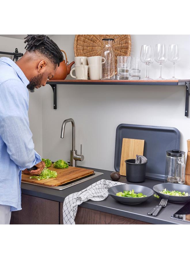 زبون لوح تقطيع، خشب البلوط، 44×42 سم - Image 2