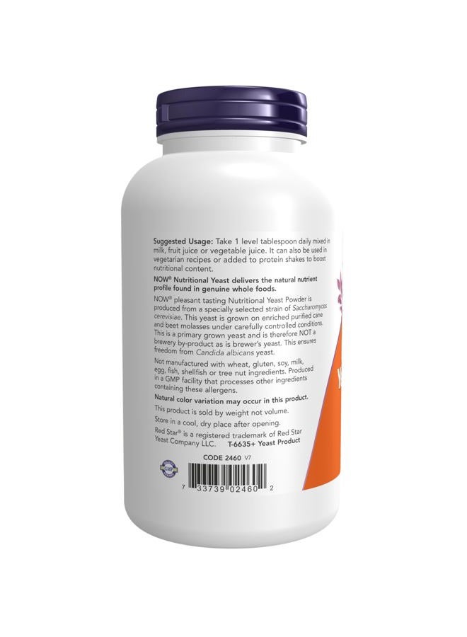now Supplements, Nutritional Yeast Powder Fortified with Additional B-Vitamins, 10-Ounce - Image 3