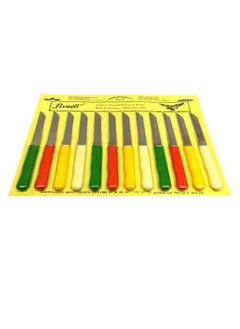 Fixwell 12-Piece German Fruit Knife Set Multicolor 18centimeter  - Image 1