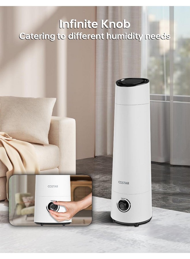 Costar Costar Humidifier for Room 6 Litres Cool Mist Ultrasonic Diffuser Large Capacity Water Tank Humidity Whisper-Quiet Cool Mist Humidifier,Top Fill, Auto-Shut off,Effective Cold & Cough Relief  - Image 5