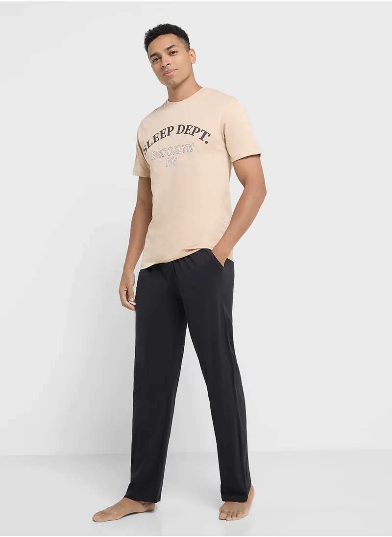 Robert Wood Nightwear T-Shirt & Pants Sets