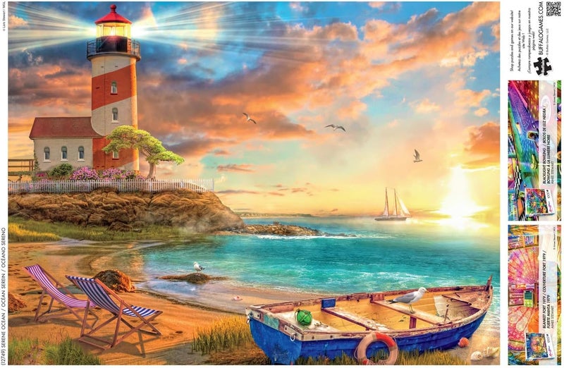 Buffalo Games - LARS - Serene Ocean - 1000 Piece Jigsaw Puzzle for Adults -Challenging Puzzle Perfect for Game Nights - Finished Size is 26.75 x 19.75 - Image 5