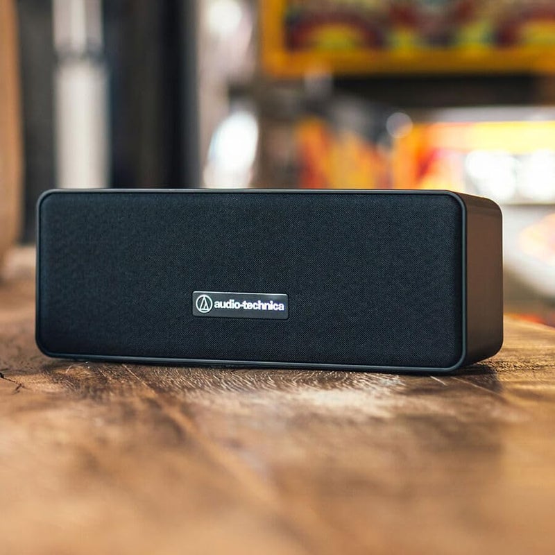 audio-technica سماعة صوتية محمولة لاسلكية من أوديو تكنيكا AT-SP65XBT، سوداء - Image 3
