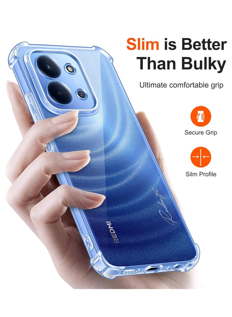 Xiaomi Redmi 15C Shock Proof Clear Case Cover - Ultra Clear, Durable & Accurate Cut-outs - Scratch, Dust & Smudge Protection - Transparent Silicon Back Case Cover for Xiaomi Redmi 15C - Image 5