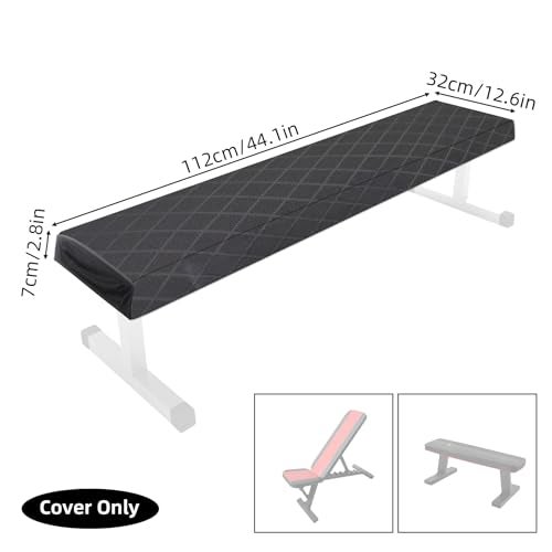 Klmnop Weight Bench Cover Dustproof ScratchResistant Workout Bench Cover Protect from Pets Protection for Adjustable Flat Weight Fitness Bench Adjustable Situp Bench AntiSlip WashableBlack - Image 3