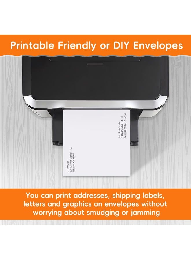 FloraSea 25 Pack Catalog Mailing Envelopes, 9 x 12 Inches Self-Seal White Manilla Envelopes for Mailing, Organize, storage, Home, Office Business - Image 5