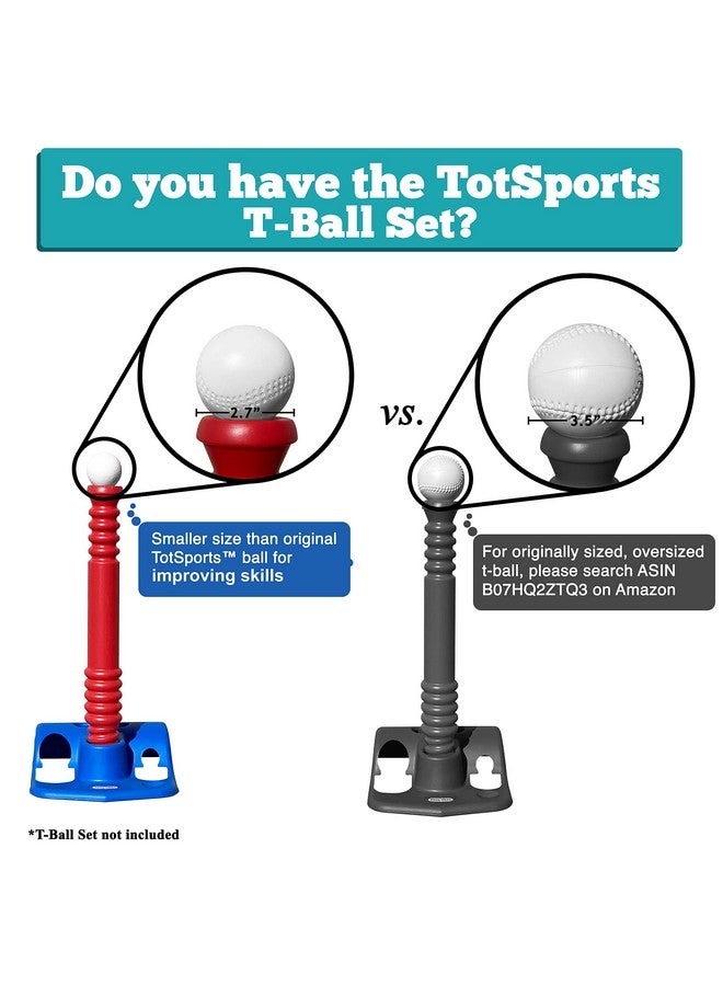 Botabee Toddler & Little Kids Replacement Baseballs for Little Tikes Triple Splash T-Ball and Splash Hit Tennis | Perfect Plastic Baseballs for Tee-Ball Practice | Pack of 6 Soft Tee-Balls - Image 5