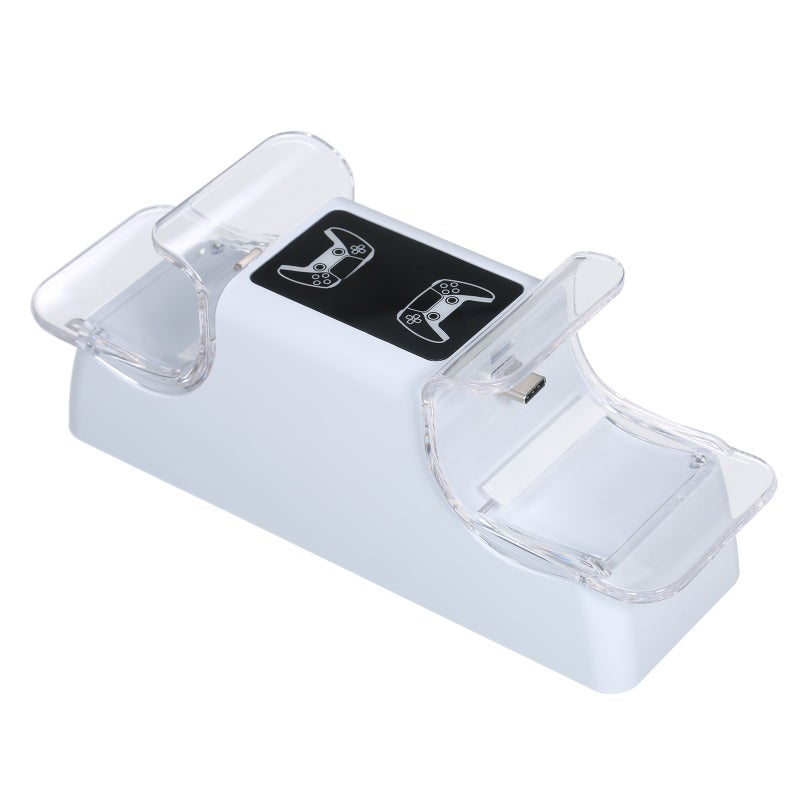 iPega PG-P5003 Fast Charging Station Dual USB Charger Dock with LED Indicator Controller Charging Dock Stand Replacement for PS5 DualSense Wireless Controller - Image 1