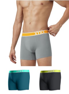 IntelliSoft Micro Modal Solid Volt Trunk for Men Pack of 3