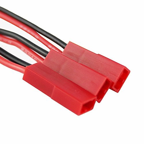 OliYin 3pcs T Plug to JST Plug Female to Female Battery Adapter with 22AWG 10CM Cable(Pack of 3) - Image 4