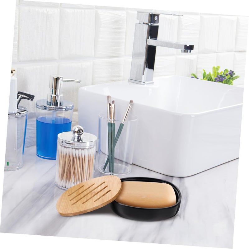 Eco Friendly Soap Dish Holder with Draining Tray for Bathroom Kitchen Shower Organizer - Image 3