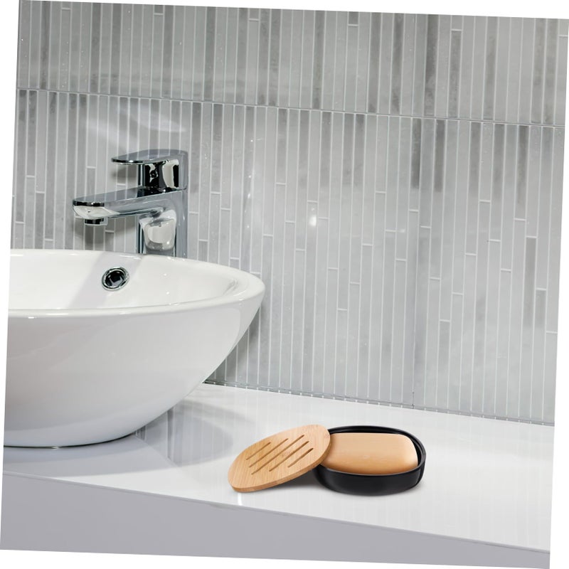 Eco Friendly Soap Dish Holder with Draining Tray for Bathroom Kitchen Shower Organizer - Image 5