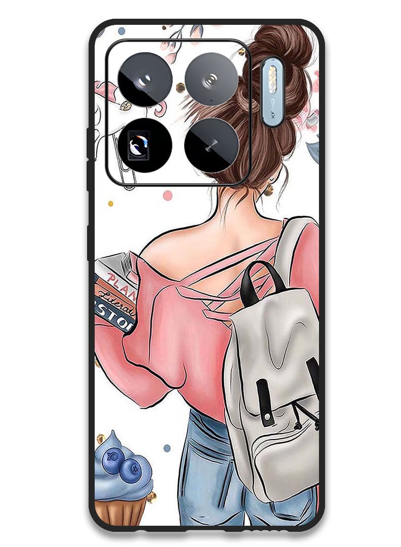 Theodor Case Compatible with Xiaomi 15S Pro 6.73 Inch Protection Shockproof Bumper Cover School Girl - Image 1