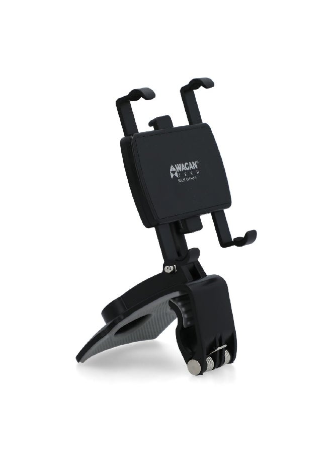 WAGAN 180-Degree Rotation Long Lasting Multi-Purpose Car Mobile Holder Black  11 x 8.5 x 8 cm 2145 - Image 3