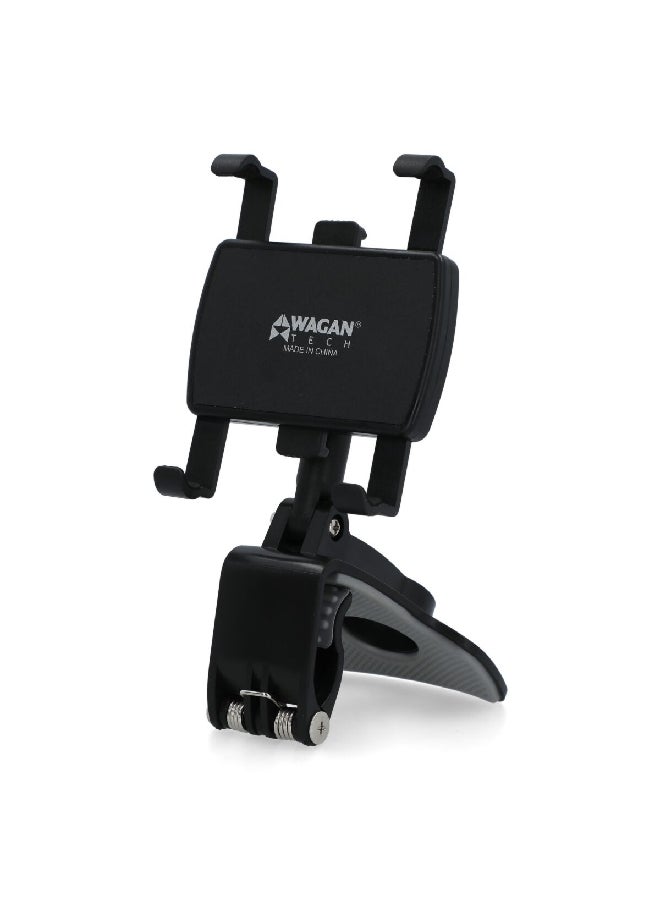 WAGAN 180-Degree Rotation Long Lasting Multi-Purpose Car Mobile Holder Black  11 x 8.5 x 8 cm 2145 - Image 2