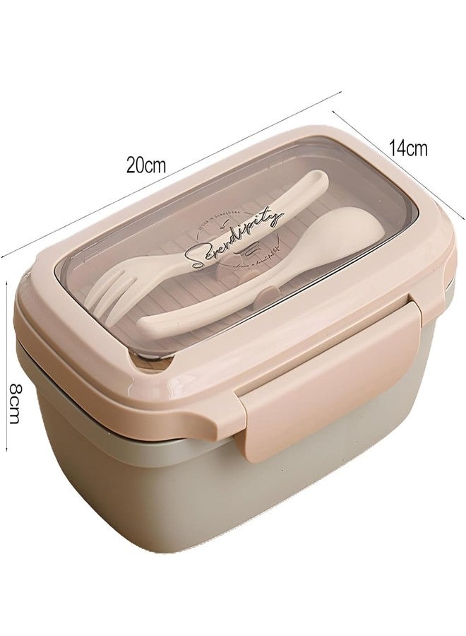 Cheet enterprise Premium 1000ml Stainless Steel Bento Lunch Box – 2 Compartments Airtight Tiffin | Leak-Proof Food Container for School, College, Office – BPA-Free & Food-Grade 304 Steel - Image 3