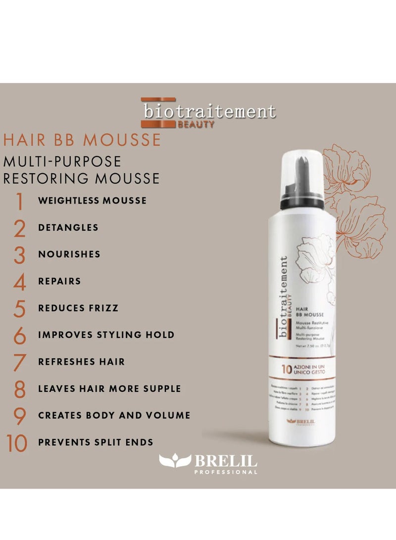 BRELIL Hair BB Hair Mousse Multifunctional  250ml - Image 3