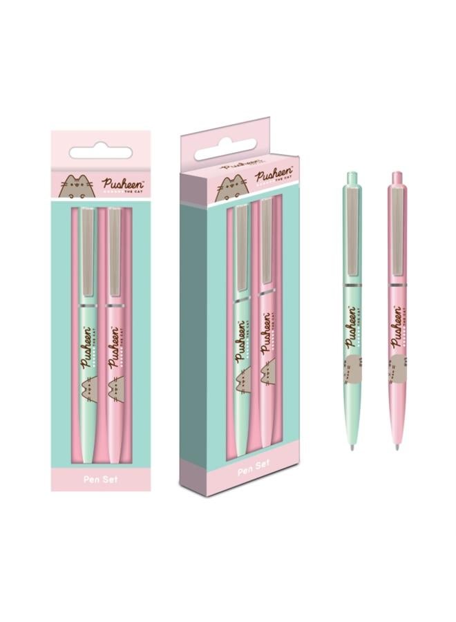 Pusheen (Botanical) Pen Set 2Pk