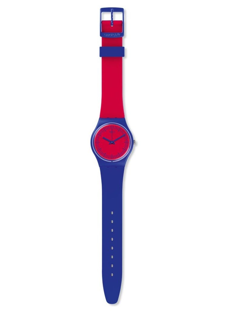 Swatch Unisex Blue Loop Quartz Movement Water Resistant Wrist Watch - 34 Mm  - Image 2