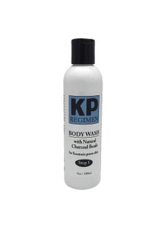 Ovante Keratosis Pilaris Exfoliating Face  Body Cleanser Wash with Natural Charcoal Beads Plus Essential Oils Exfoliate Back  Butt Acne Get Rid of Rough Skin  Red Bumps 6 oz 