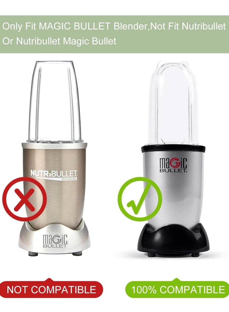 SYOSI 3-pack 16 ounce Cup and 12 ounce Short Cup Replacement Cup Set Fits for Magic Bullet Blenders Cup for 250w (MB1001 Series) - Image 2