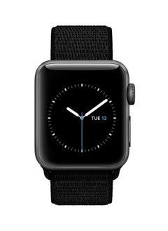 Bikson Sport Watch Band for 44mm, 42mm Watch, Soft Replacement Strap Black  - Image 2