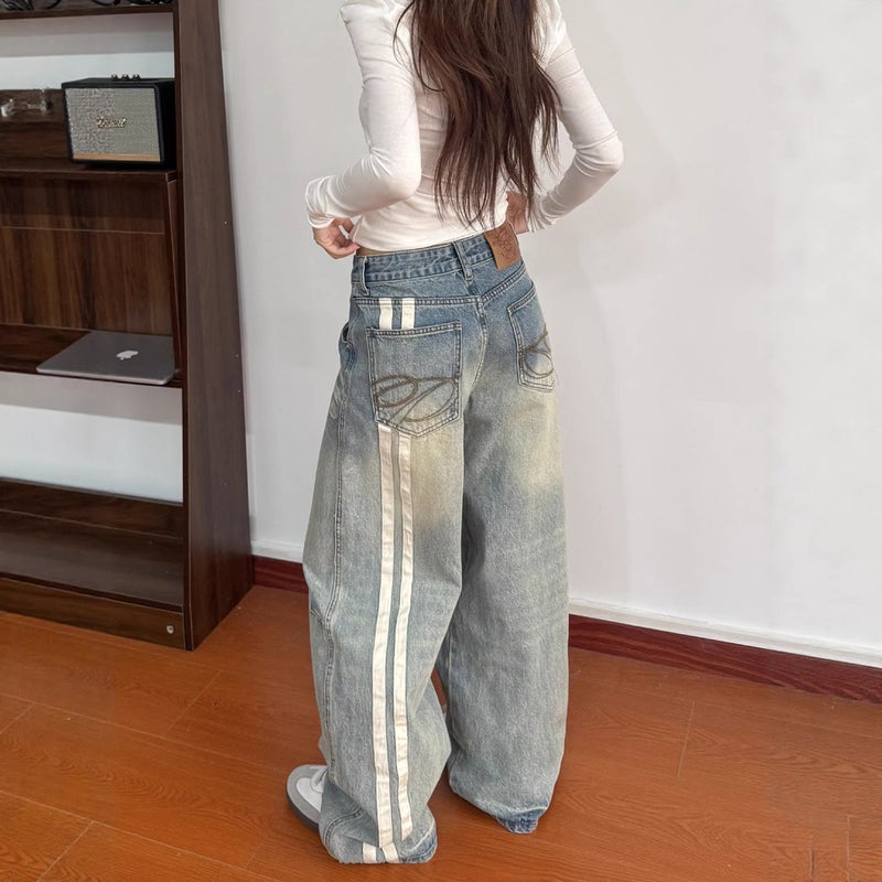 Unisex Casual Daily Denim Jeans - Image 4