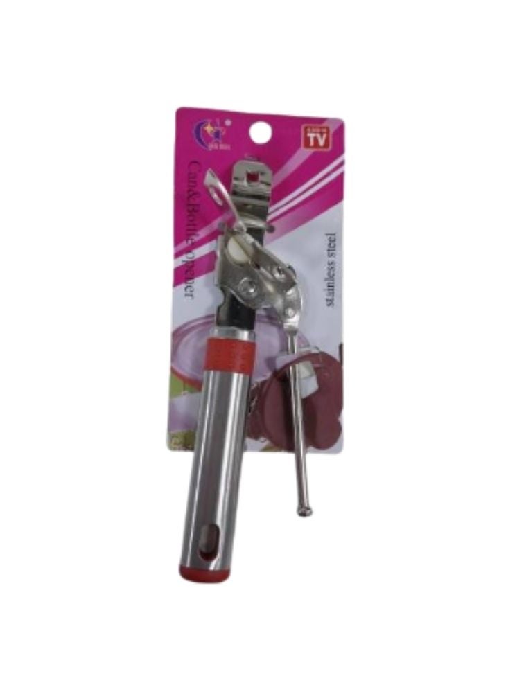 Can and Bottle Opener – Stainless Steel 2-in-1 Kitchen Tool