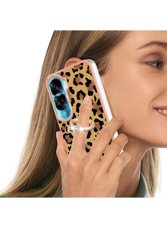 S-TOP Case For Honor 90 Lite 5G Electroplating Dual-side IMD Phone Case with Ring Holder - Image 5