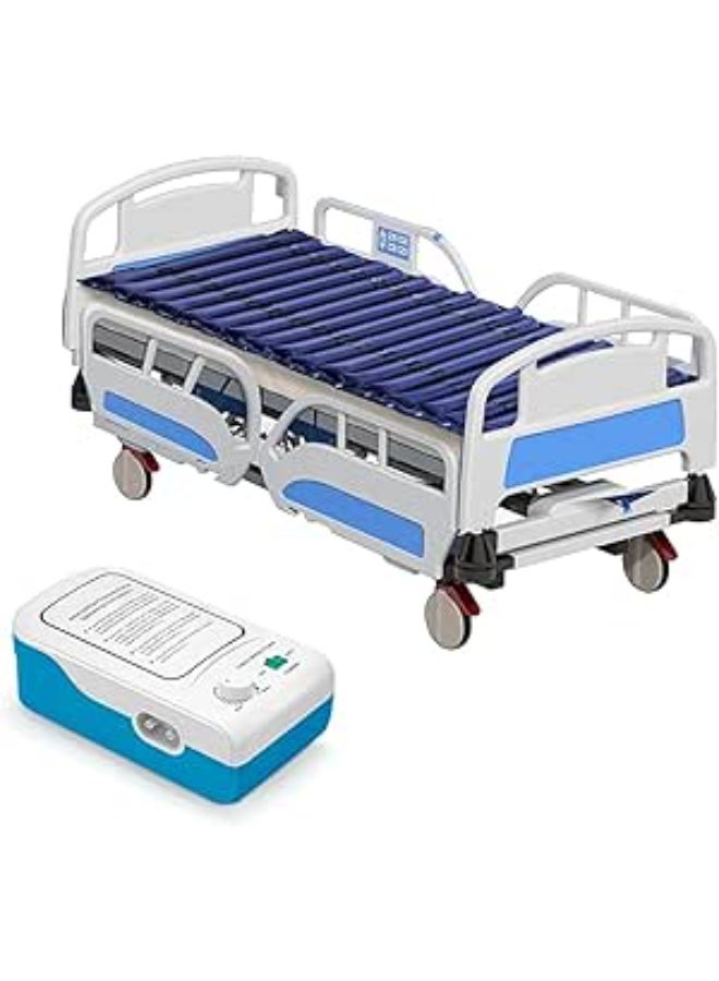 Generic Alternating Air Pressure Mattress – Bed Sore Prevention Pad with Quiet Electric Pump for Home and Hospital Use - Image 1