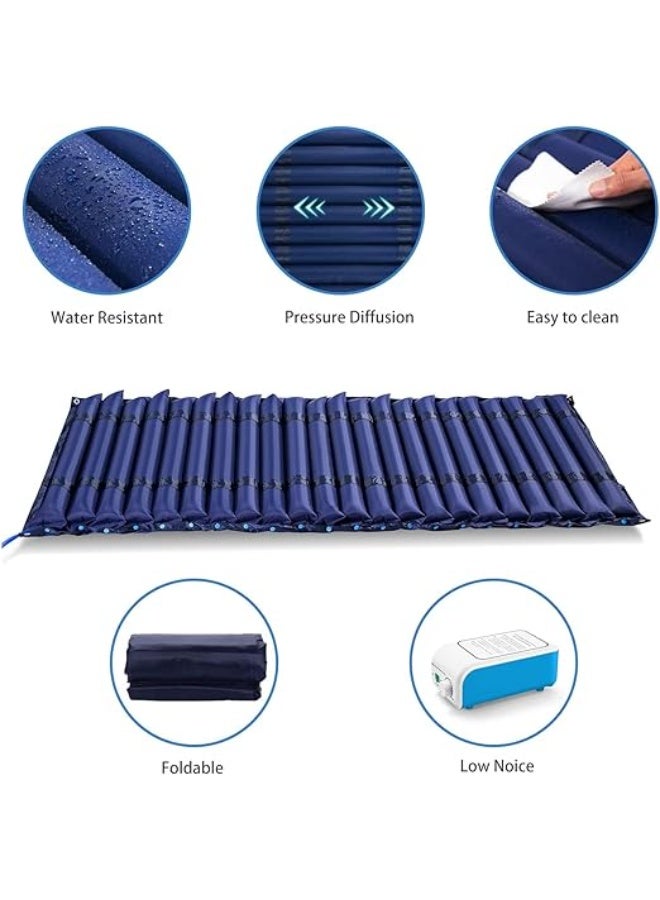 Generic Alternating Air Pressure Mattress – Bed Sore Prevention Pad with Quiet Electric Pump for Home and Hospital Use - Image 2