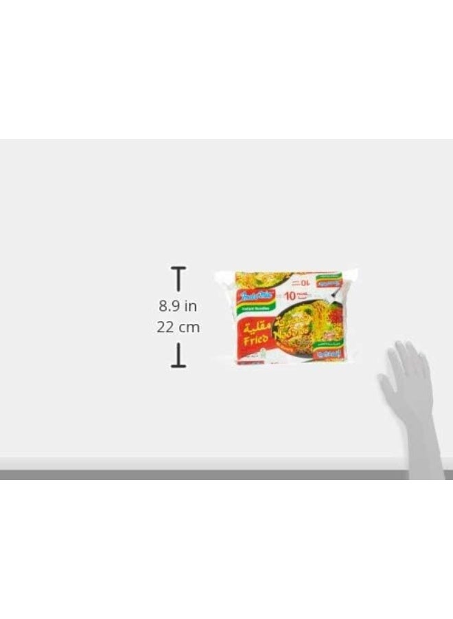 Indomie Indomie Instant Fried Noodles with Seasoning Powder and Sauce (Pack of 10 - 80 g Each) - Image 3