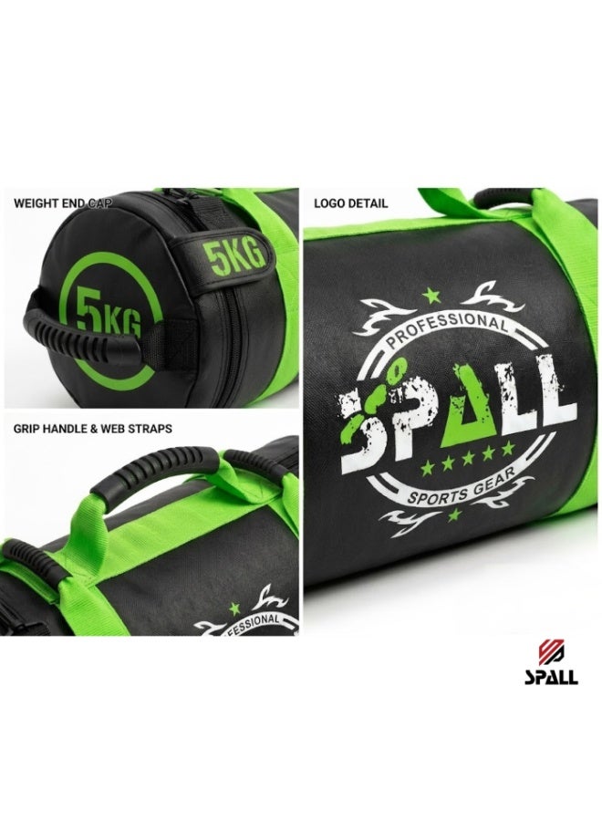 SPALL Power Bag Weighted Training Sandbag for Strength & Functional Fitness Workout, Heavy Duty Fitness Bag for Cross Training, Home Gym, Core & Conditioning, 5KG 10KG 15KG 20KG - Image 5