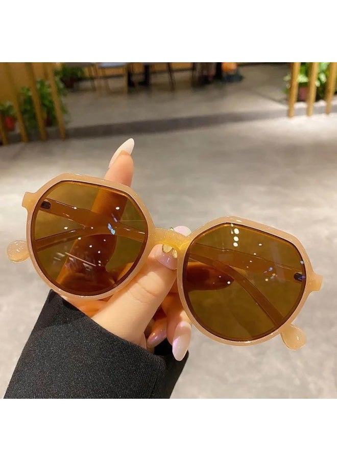 Generic - Fashion Sunglasses Women Brand Vintage Travel Sun Glasses Female Eyewear Anti-Glare Driving Sun Glasses Gafas De Sol Hombre-Lenses Color:black - Image 1
